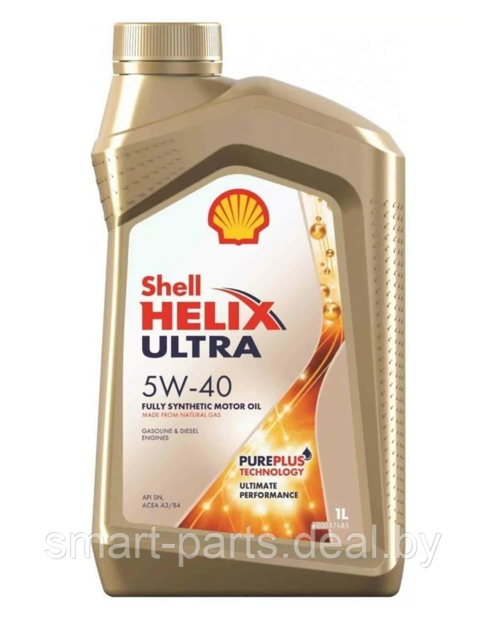 1л.Масло моторное синт.Shell Helix-Ultra 5w40-1L, (100% синтет.), кан. - фото 1 - id-p224961312