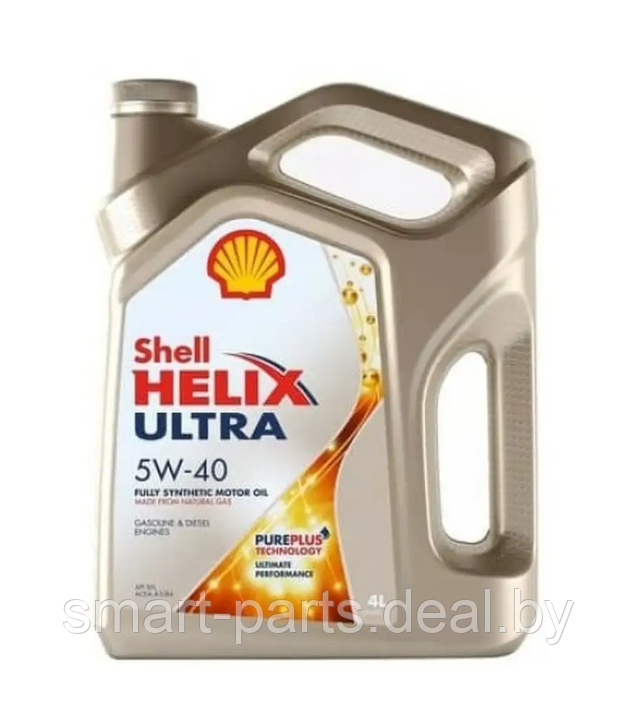 4л.Масло моторное синт.Shell Helix-Ultra 5w40-4L, (100% синтет.), кан. - фото 1 - id-p224961313
