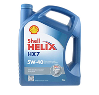5л.Масло моторное синт.Shell Helix-HX7 5w40-5L, кан.