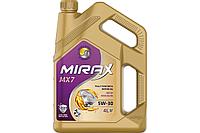 4л. Масло моторное синтетическое Mirax MX7 SAE 5W30 API SP, ACEA A5/B5 ( 3,635кг)