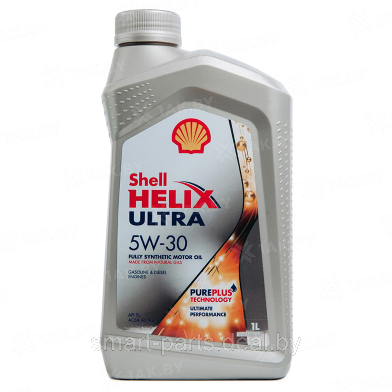 1л.Масло моторное синт.Shell Helix-Ultra-5w30-1L, (100% синтет.), кан. - фото 1 - id-p224961490
