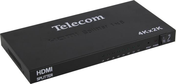 Разветвитель Telecom TTS7010 HDMI Splitter (1in - 8out ver1.4) + б.п. - фото 1 - id-p225198687