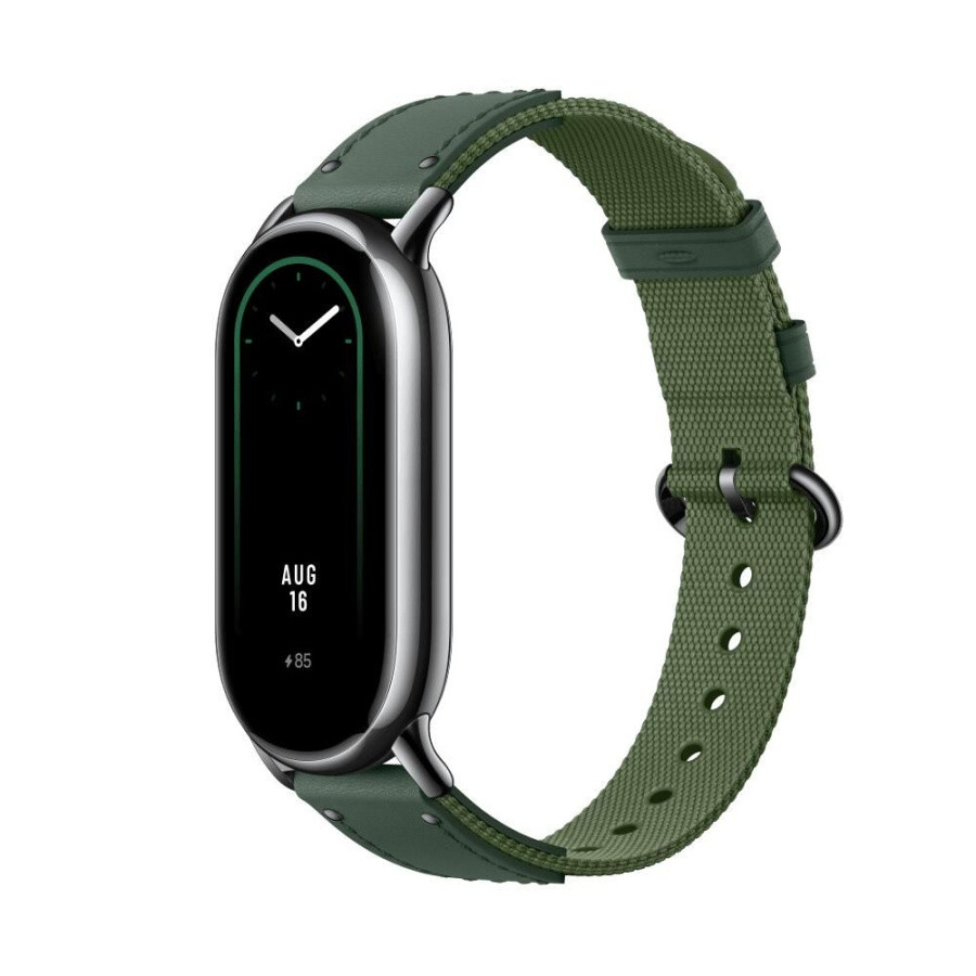 Ремешок для смарт-часов Xiaomi Smart Band 8 Braided Strap Green - фото 1 - id-p225198694