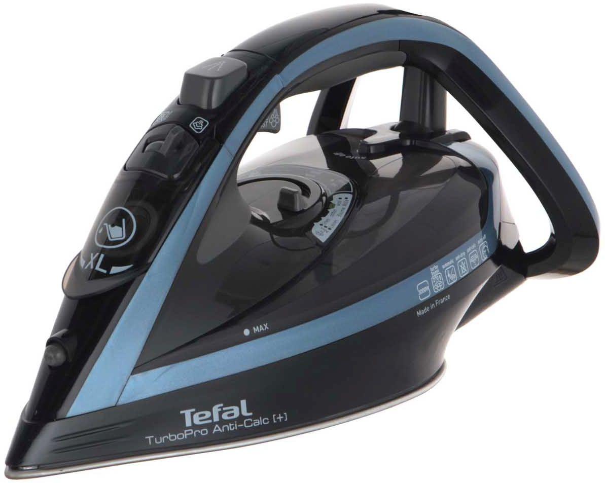 Утюг Tefal FV5695E1 3000Вт черный/голубой - фото 1 - id-p225198777