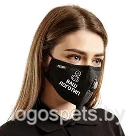 Нанесение логотипа на защитные маски для лица многоразовые