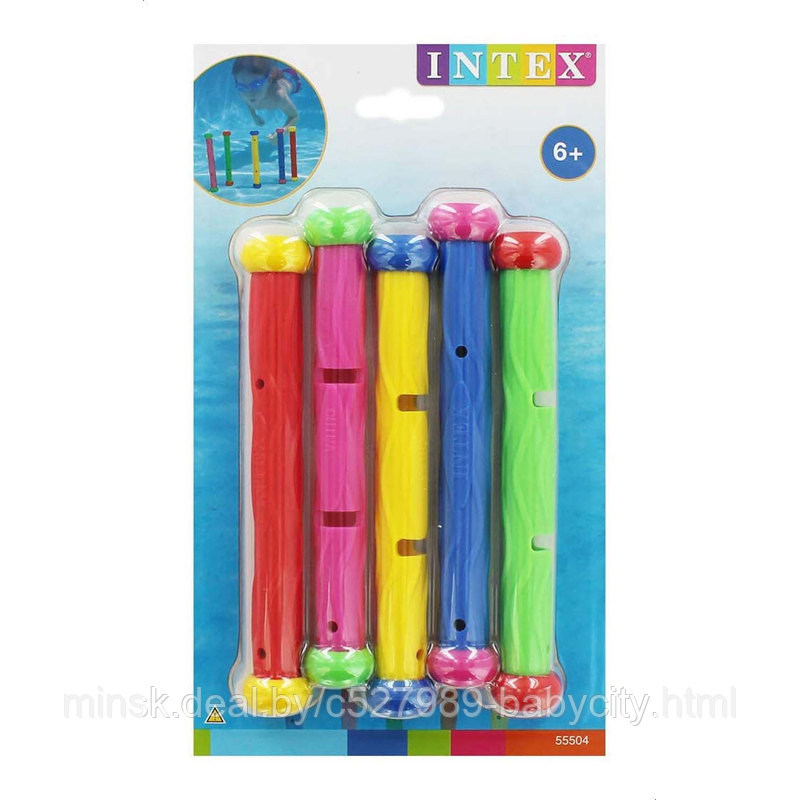Подводные палочки для игр Intex 55504 (5 штук)