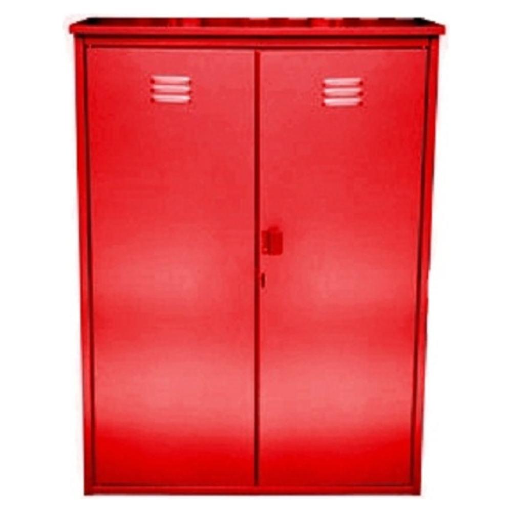 Шкаф газовый на 2 баллона (красный) - фото 1 - id-p225200197