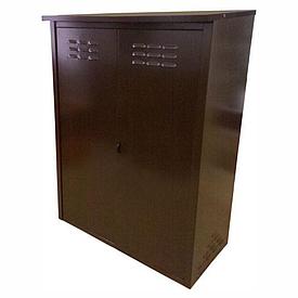 Шкаф газовый на 2 баллона (коричневый)