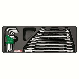 Набор ключей рожковых Toptul GAAT1802 (18 предметов)
