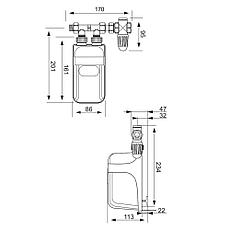 Проточный водонагреватель DAFI X4 5.5 кВт, фото 2