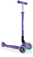 Трёхколёсный самокат Globber Primo Foldable Plus Lights | Violet