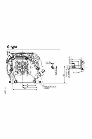 Двигатель Honda GX160UH2-QX4-OH, фото 2