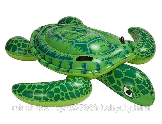 Надувная игрушка-наездник Intex Черепаха (57524NP, 150х127 см)