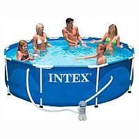 Каркасный бассейн INTEX Metal Frame 56996/28212 (366х76 см + фильтр-насос)