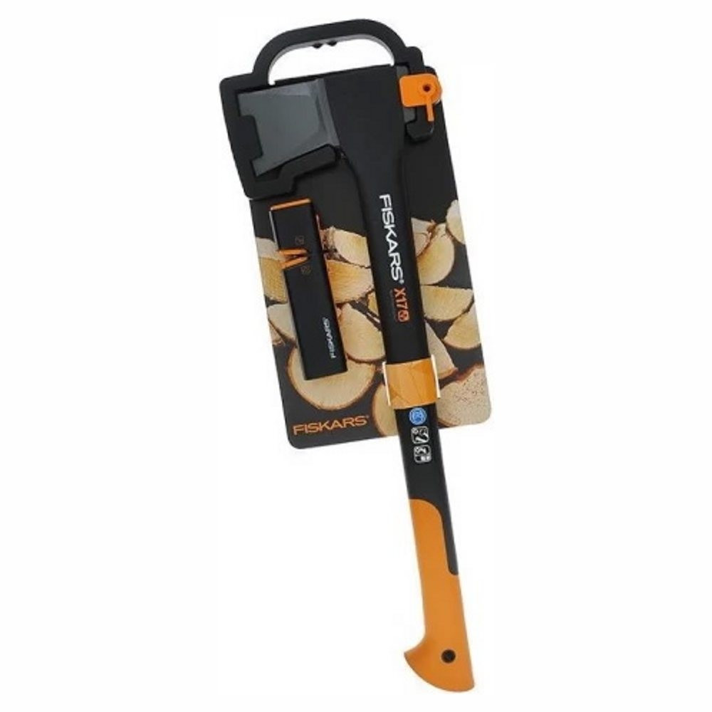 Топор-колун FISKARS X17+ точилка (комплект) (1020182) - фото 1 - id-p225203302