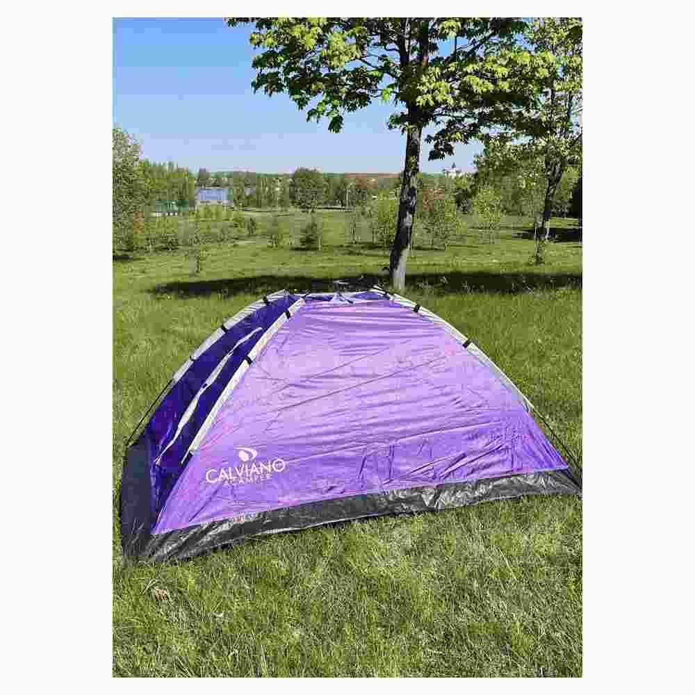 Палатка туристическая Сalviano ACAMPER Domepack 2 (purple) - фото 3 - id-p225203772