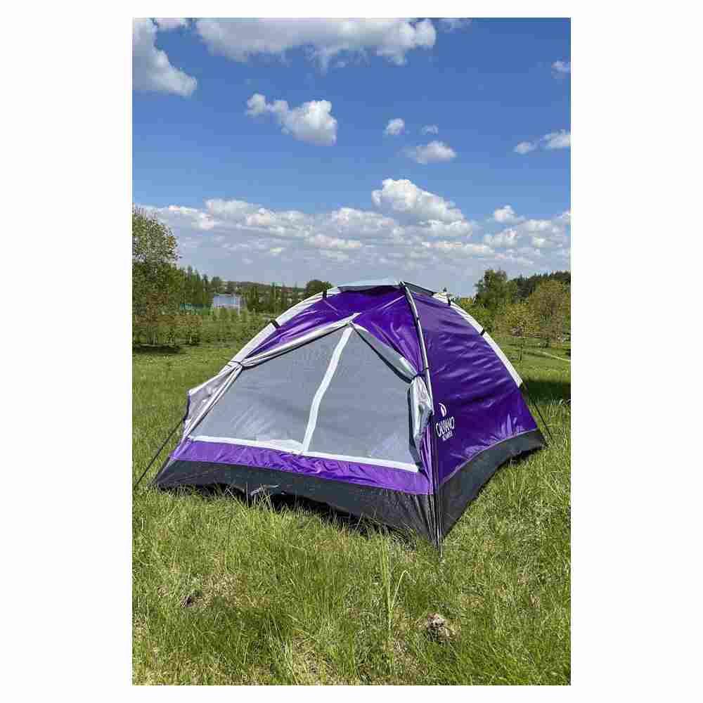 Палатка туристическая Сalviano ACAMPER Domepack 2 (purple) - фото 4 - id-p225203772