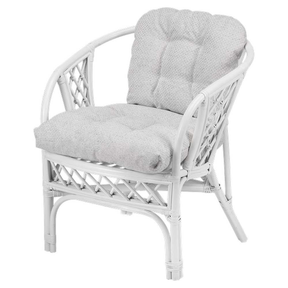 Кресло из ротанга DELHI 01/17В (белый) - фото 1 - id-p225203911