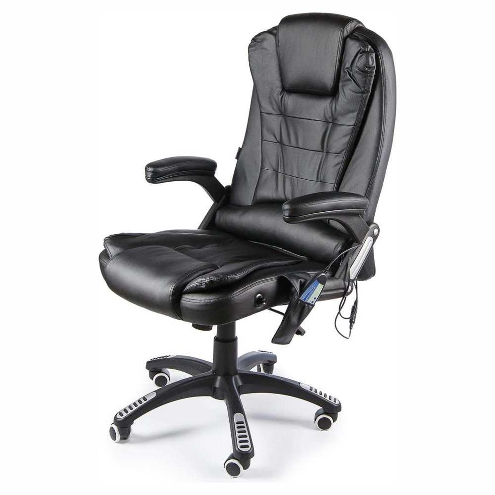 Вибромассажное офисное кресло Calviano Veroni 54 (черное) - фото 1 - id-p225204440