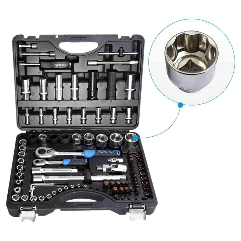 Автомобильный набор инструментов 100 пр. Forsage F-4941-7 PREMIUM