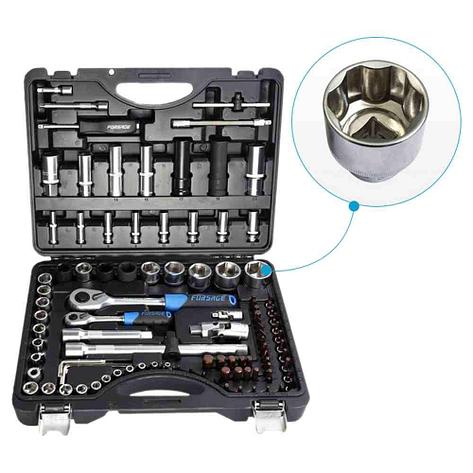 Автомобильный набор инструментов 100 пр. Forsage F-4941-7 PREMIUM, фото 2