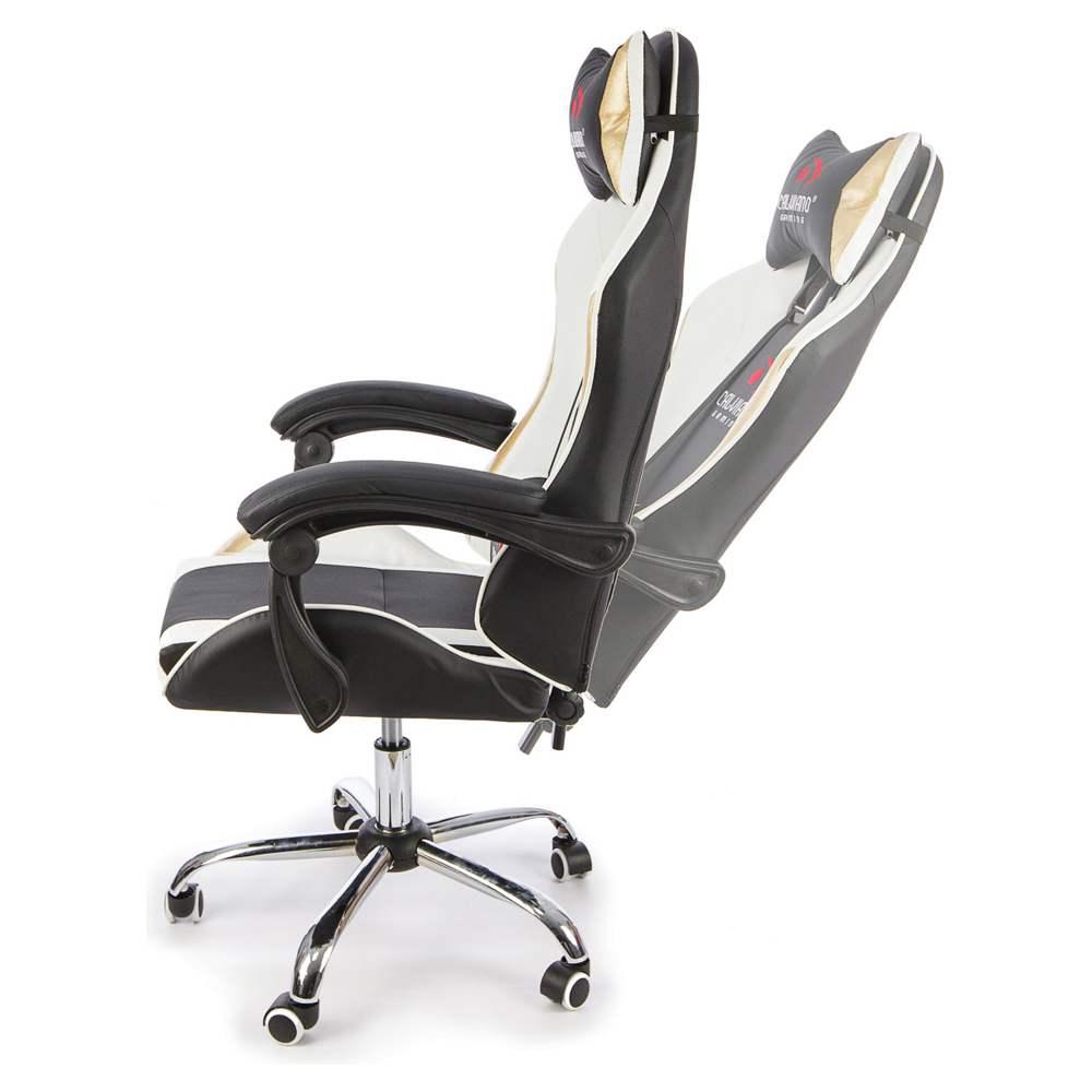 Офисное кресло Calviano ULTIMATO (black/white/golden) - фото 4 - id-p225205137