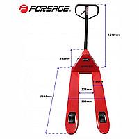 Тележка гидравлическая 3т Forsage F-AC3.0 (1220 мм)