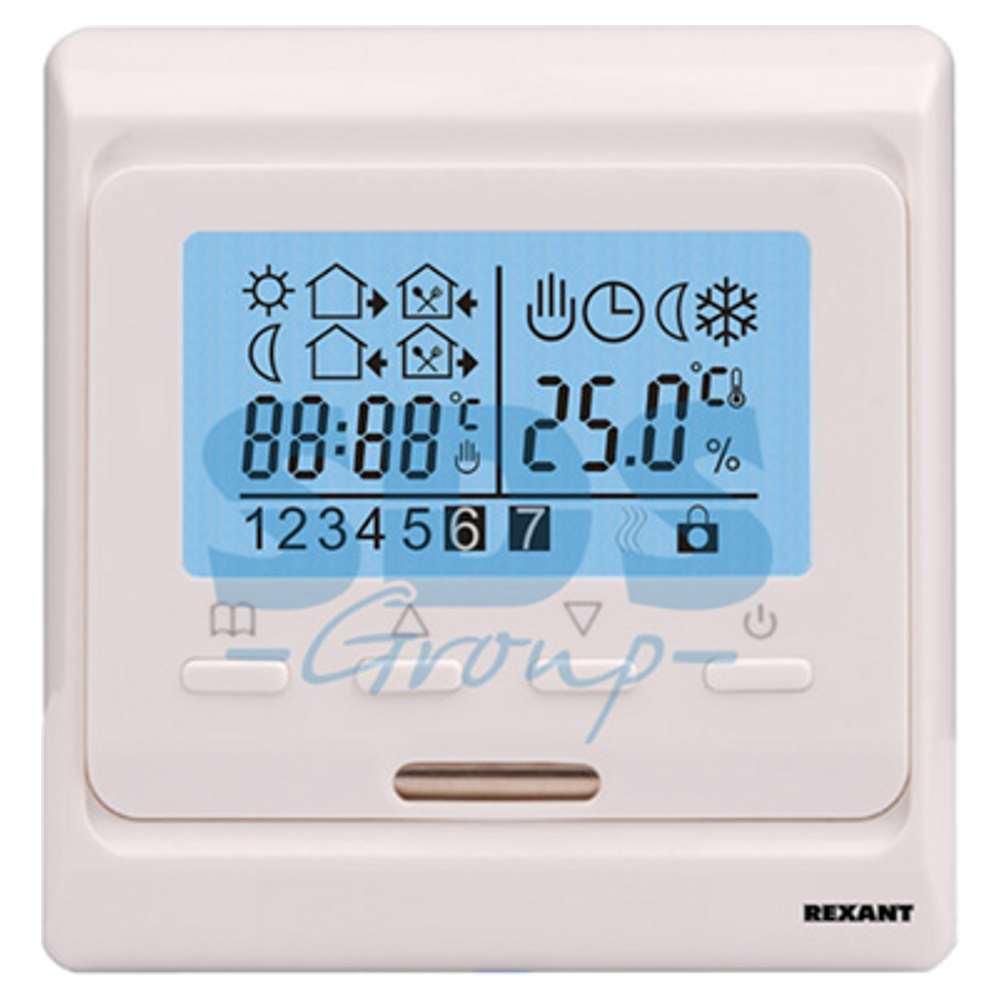 Терморегулятор для теплого пола REXANT R51XT (51-0532)