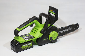 Пила цепная аккумуляторная GreenWorks G24CS25 (без АКБ + ЗУ), фото 2