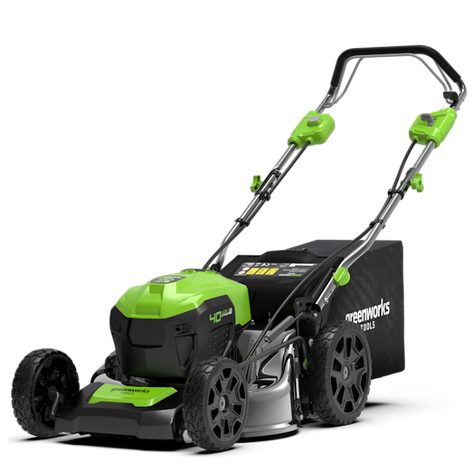 Аккумуляторная газонокосилка Greenworks GD40LM46SP (без АКБ и ЗУ), фото 2