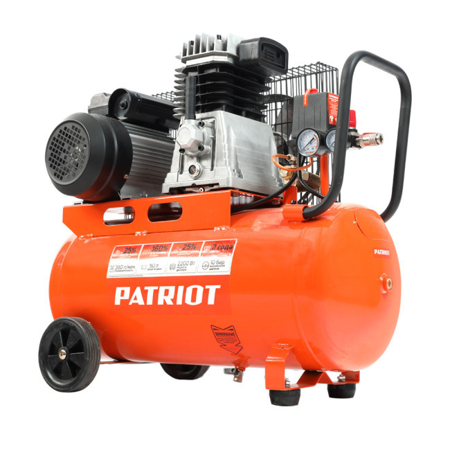 Ременной компрессор Patriot PTR 50-360i - фото 3 - id-p225206235
