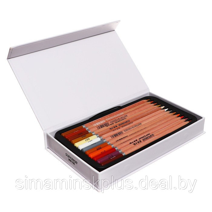 Карандаши акварельные 24 цвета картонной коробке заточенные GCP-24 - фото 2 - id-p225206314