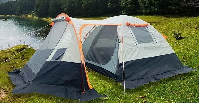 Палатка туристическая 3-хместная двухслойная MIR-6103 (345х215х145) - фото 1 - id-p225206641