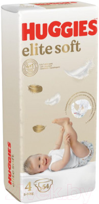 Подгузники детские Huggies Elite Soft 4 Mega - фото 2 - id-p224406876