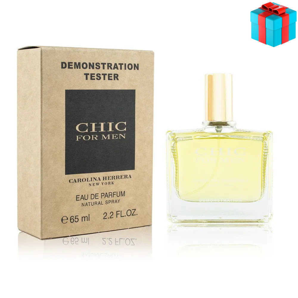 Тестер ОАЭ Carolina Herrera Chic For Men edt 65ml