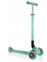 Трёхколёсный самокат Globber Primo Foldable Plus Lights | Mint 439-206