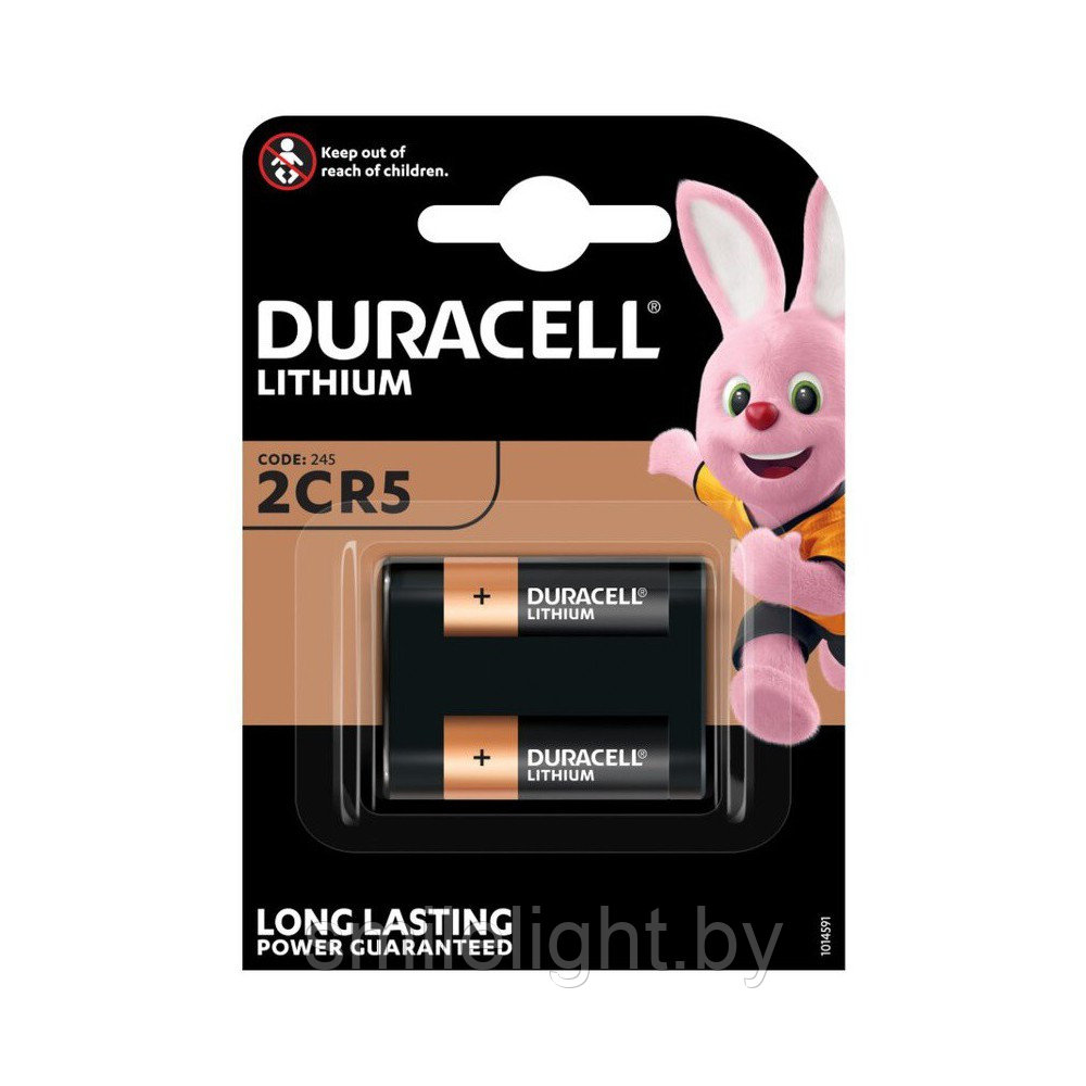 Элемент питания DURACELL Photo 245/2CR5 Lithium 3V Bl.1