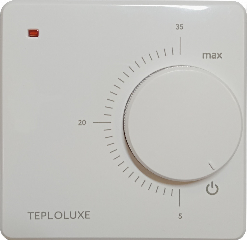 Терморегулятор "Теплолюкс" LC 001 (белый / черный) - фото 2 - id-p169875814