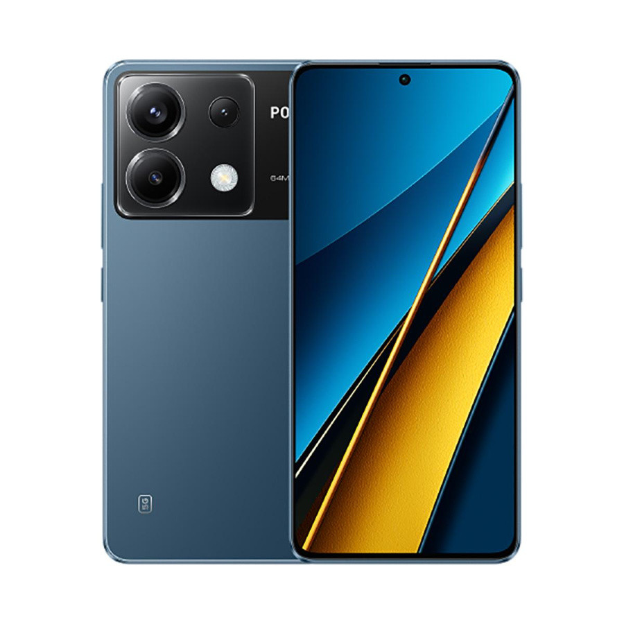 Смартфон XIAOMI POCO X6 5G 8+256Gb Blue (MZB0FRQRU) - фото 1 - id-p225206908