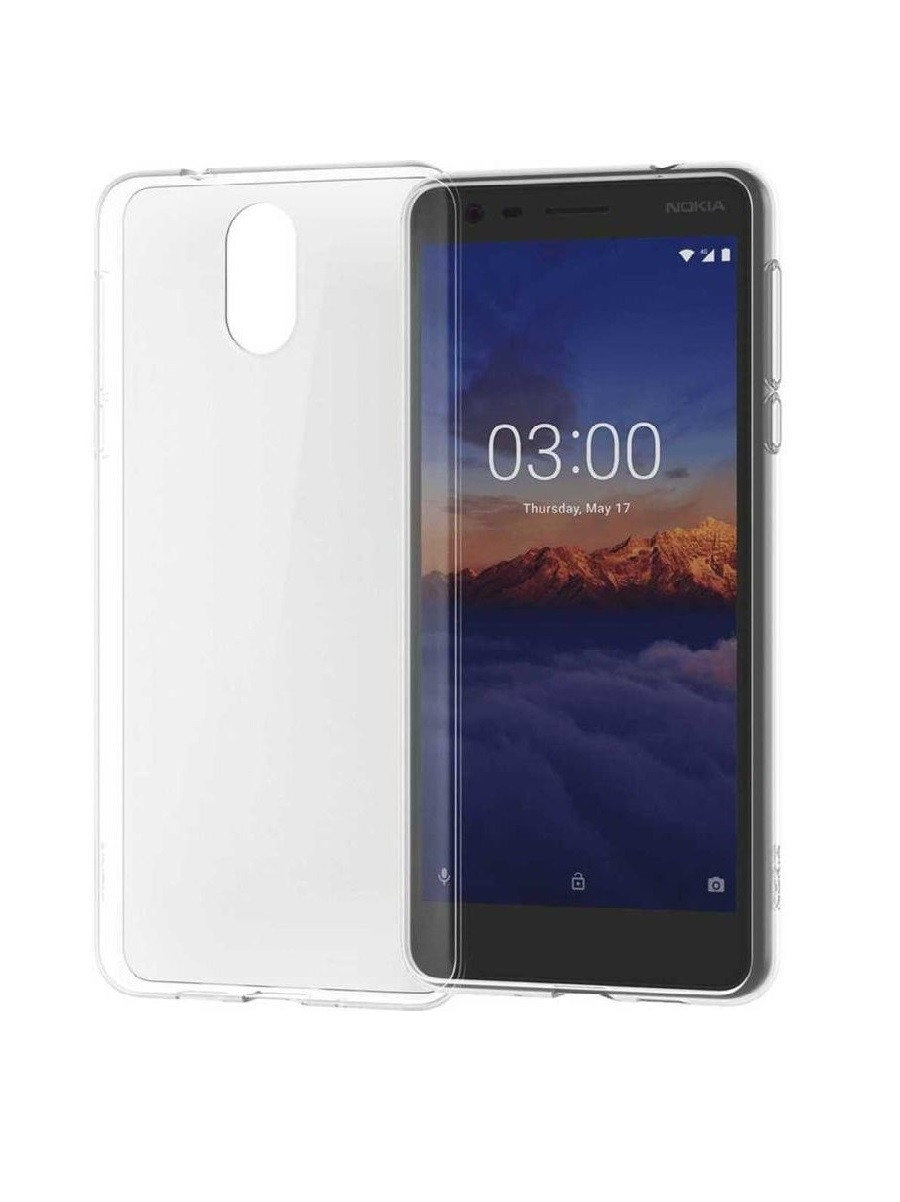 Чехол-накладка для Nokia 3.1 2018 (силикон) прозрачный - фото 2 - id-p82928728