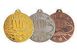 Медаль "Каратэ"   7 см , без ленты 702.01 Серебристый, фото 2