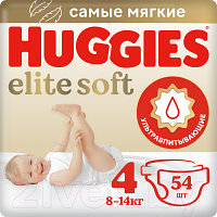 Подгузники детские Huggies Elite Soft 4 Mega