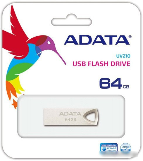 USB Flash A-Data UV210 64GB [AUV210-64G-RGD] - фото 4 - id-p225212668