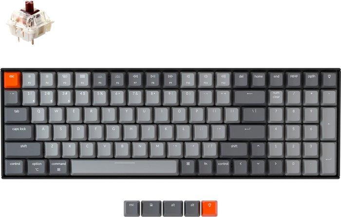Клавиатура Keychron K4 V2 White LED K4-A3-RU (Gateron G Pro Brown) - фото 1 - id-p225212506