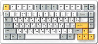 Клавиатура Dareu A81 (белый, Dareu Firefly)