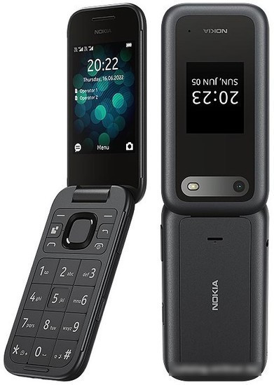 Кнопочный телефон Nokia 2660 (2022) TA-1469 Dual SIM (черный) - фото 3 - id-p225214408