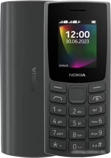 Кнопочный телефон Nokia 106 (2023) Dual SIM TA-1564 (угольный) - фото 1 - id-p225214410