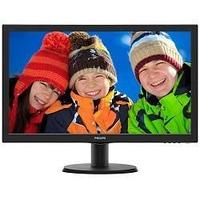 LCD PHILIPS 23.6" 243V5QHSBA (00/01) черный {VA LED 1920x1080 8ms 16:9 250cd 178гр/178гр D-Sub DVI HDMI}