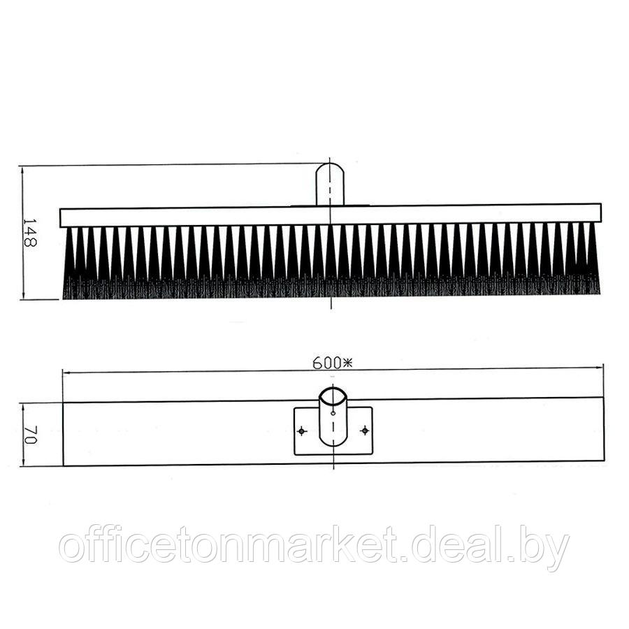 Щетка-швабра для пола бытовая деревянная, 60 см - фото 2 - id-p213073757