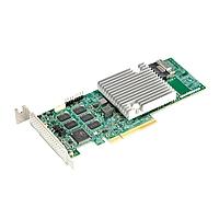 Контроллер Supermicro AOC-S3908L-H8IR-16DD-O 8 int 12Gb/s ports, x8 Gen4, ROC - LP, 16 HDDw/ exp,RoHS